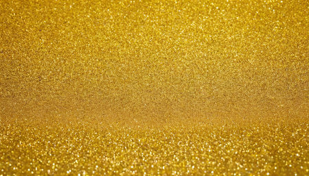 golden glitter texture Colorfull Blurred abstract background for birthday, anniversary, wedding, new year eve or Christmas.の素材