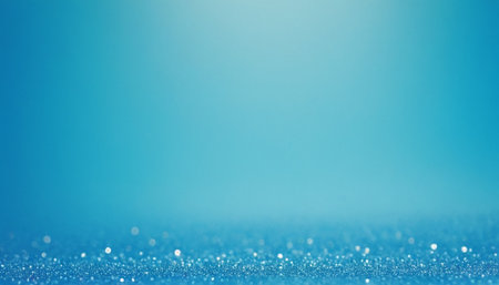 glitter vintage lights background. silver and blue. de-focusedの素材