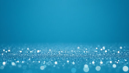 Abstract blue background with bokeh defocused lights. 3d renderingの素材