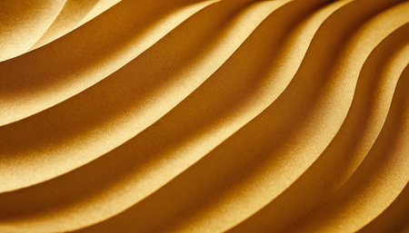 abstract background of golden fabric close-up. texture for designの素材