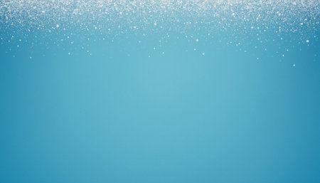 snowflakes on a blue background. Christmas background for your designの素材