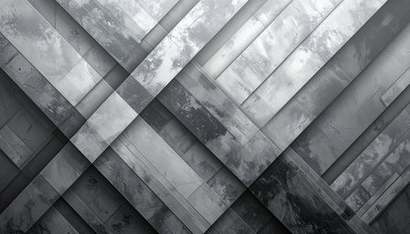 abstract background with black and white metal texture,3d renderの素材