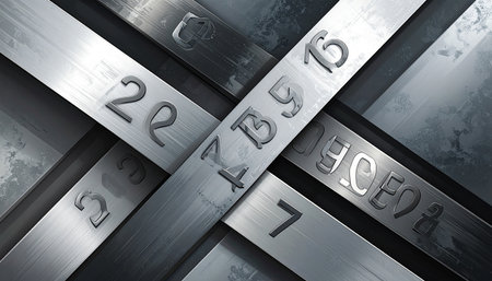 3D illustration of metal texture background with new year 2011 and dateの素材