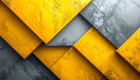 Abstract background of geometric shapes. 3d rendering, 3d illustration.の素材