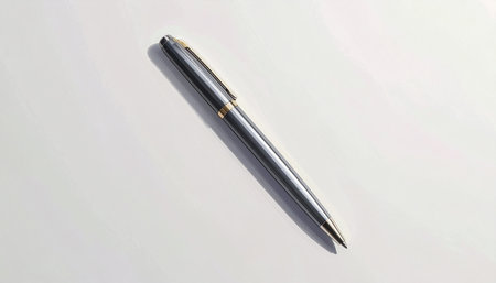Pen on a white background. Pen on a white background. Pen on a white background.の素材
