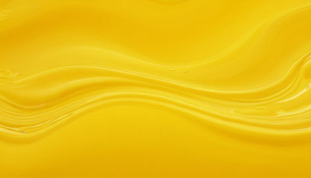 yellow abstract background with smooth lines, can be used as a backgroundの素材