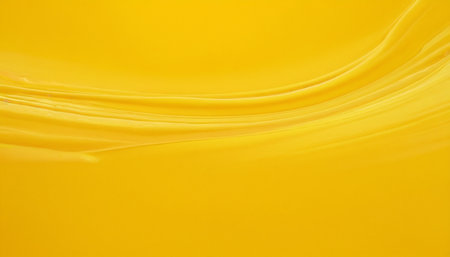 abstract yellow background with some smooth lines in it (see portfolio for more in this series)の素材
