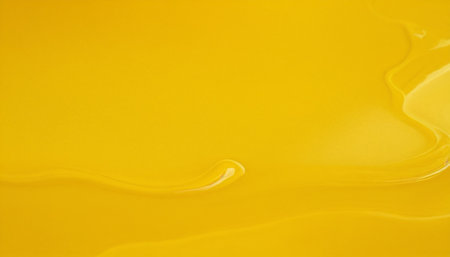 abstract background of yellow liquid, close-up, macro photographyの素材