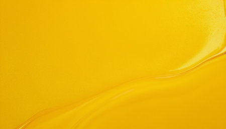 Yellow abstract background with some smooth lines in it (see portfolio for more in this series)の素材