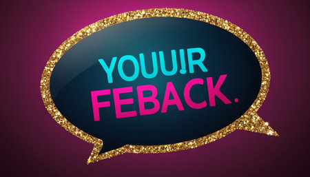 Text sign showing Your Feedback. Conceptual photo Give us your opinion about a product or service.の素材