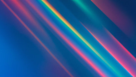 abstract background with blue, pink and purple stripes, horizontal formatの素材