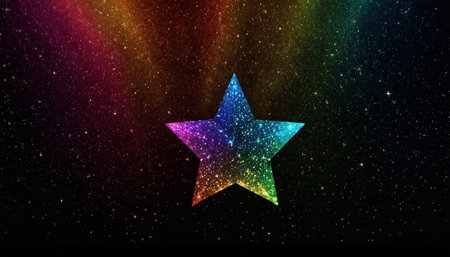 Star on a colorful background. Star on a colorful background. Star on a colorful background.の素材