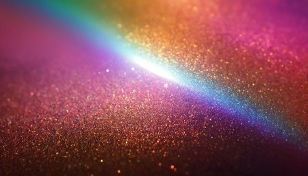 glitter vintage lights background. gold and purple. de-focusedの素材