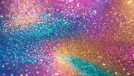 colorful glitter texture Colorfull Blurred abstract background for birthday, anniversary, wedding, new year eve or Christmas.の素材
