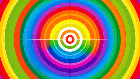 Abstract rainbow background. Colorful spiral. Vector illustration. Eps 10の素材