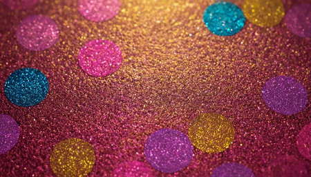 colorful glitter texture Colorfull Blurred abstract background for birthday, anniversary, wedding, new year eve or Christmas.の素材