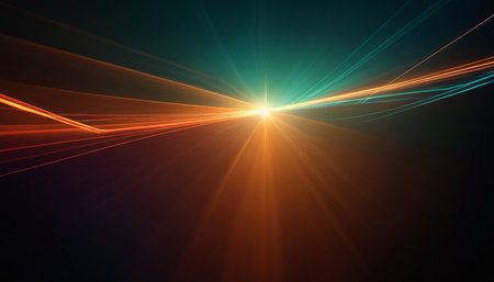 abstract background with rays of light and space for text or imageの素材