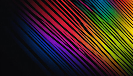 Rainbow abstract background for web design. Colorful spectrum gradient.の素材