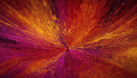 abstract background of red, orange and yellow colors. fractalの素材
