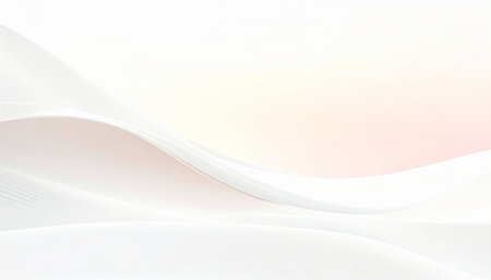 abstract background with smooth lines in white and pink colors for presentationの素材