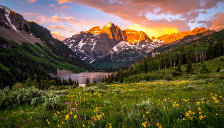 Glacier National Park, Montana, United States of America.の素材