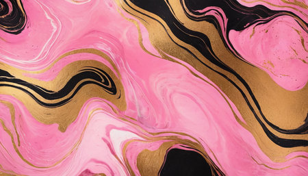 Marble abstract acrylic background. Marbling artwork texture. Agate ripple pattern. Gold powder.の素材