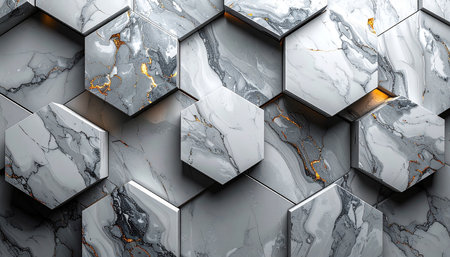 Marble texture background. 3d rendering, 3d illustration.の素材