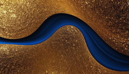 3D illustration of abstract fractal for creative design looks like wavesの素材