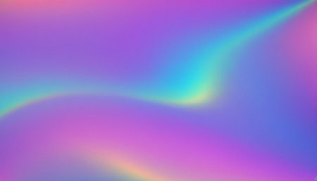 Holographic foil background. Iridescent holographic foil. Hologram texture. Pastel neon rainbow. Ultraviolet metallic paper. Template for presentation. Cover to web design. Abstract colorful gradient.の素材