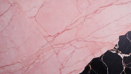 Pink marble texture with natural pattern for background or design art work.の素材
