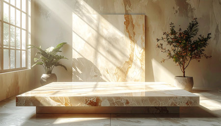 Minimalist bathroom interior design. 3d render, 3d illustrationの素材