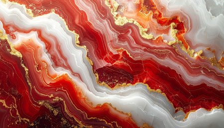 Marble texture background. Marbling artwork for design. Agate ripple pattern. Gold powder.の素材