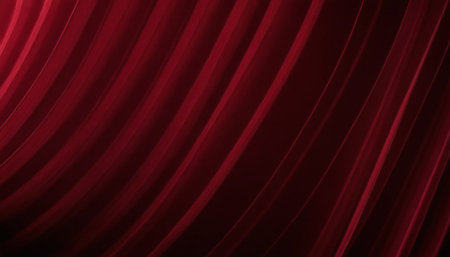abstract background with smooth lines in red colors, 3d renderの素材