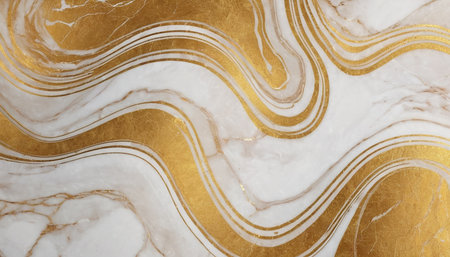Gold marble texture background pattern with high resolution. Gold and white.の素材