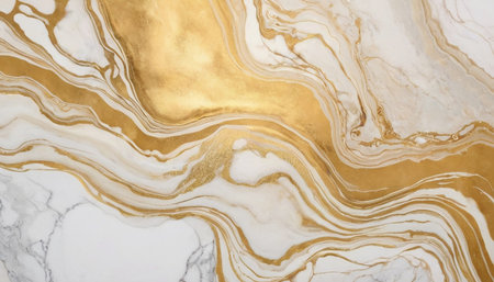 Marble patterned texture background. Marbling artwork texture. Agate ripple pattern. Gold powder.の素材