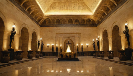 Ceiling of the Royal Palace in Cairo, Egypt, Africaの素材
