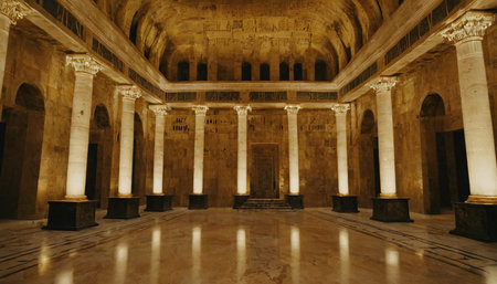 Interior of the Pantheon in Paphos, Cyprus.の素材