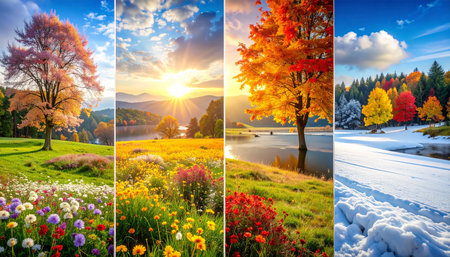 Shopping cart with red arrow down on wooden table over grunge backgroundの素材