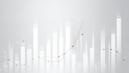 financial graph and chart suitable for financial investment concept. Economy trends background for business idea and all art work design. Abstract finance backgroundの素材