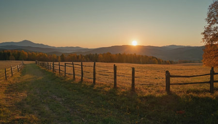 Sunset in the Carpathian mountains. Ukraine, Europe.の素材
