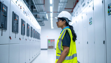 3D rendering of a subway station with empty billboard on the wallの素材