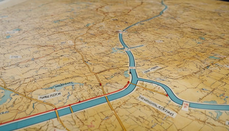 Map of the city of Gdansk on the map of Polandの素材