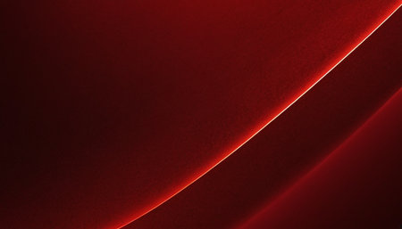 Abstract red background with some smooth lines in it (see portfolio for more in this series)の素材
