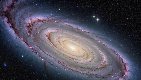 Planets, stars and galaxies in outer space showing the beauty of space exploration.の素材