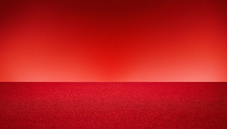 Red background with copy space for your text or design. 3D renderingの素材