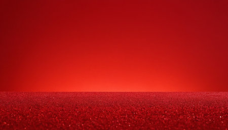 Red glitter background with copy space for your text. 3D renderingの素材