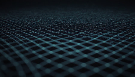 Abstract polygonal space low poly dark background with connecting dots and lines. Connection structure. 3d renderingの素材