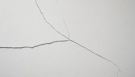 Cracked white wall texture background. Cracked white wall background.の素材