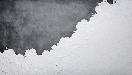 White cement wall texture background with copy space for text or image.の素材