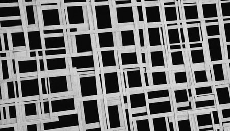 Black and white photo frame pattern texture background. Black and white photo frame.の素材